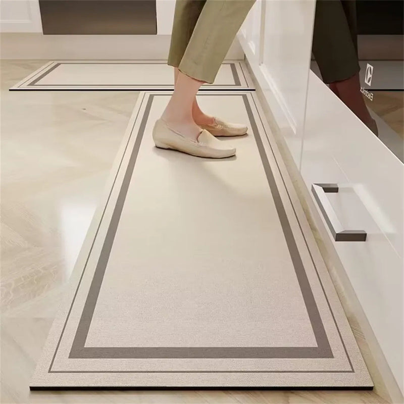 Tapete para Cozinha Antiderrapante Absorvente Elegante - NetVentura
